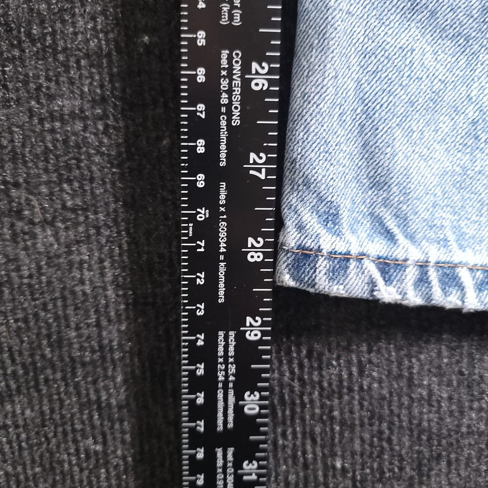 Levi's 505 Regular Fit Jeans Men's‎ 40x30 Blue Straight Leg Denim - Picture 6 of 15
